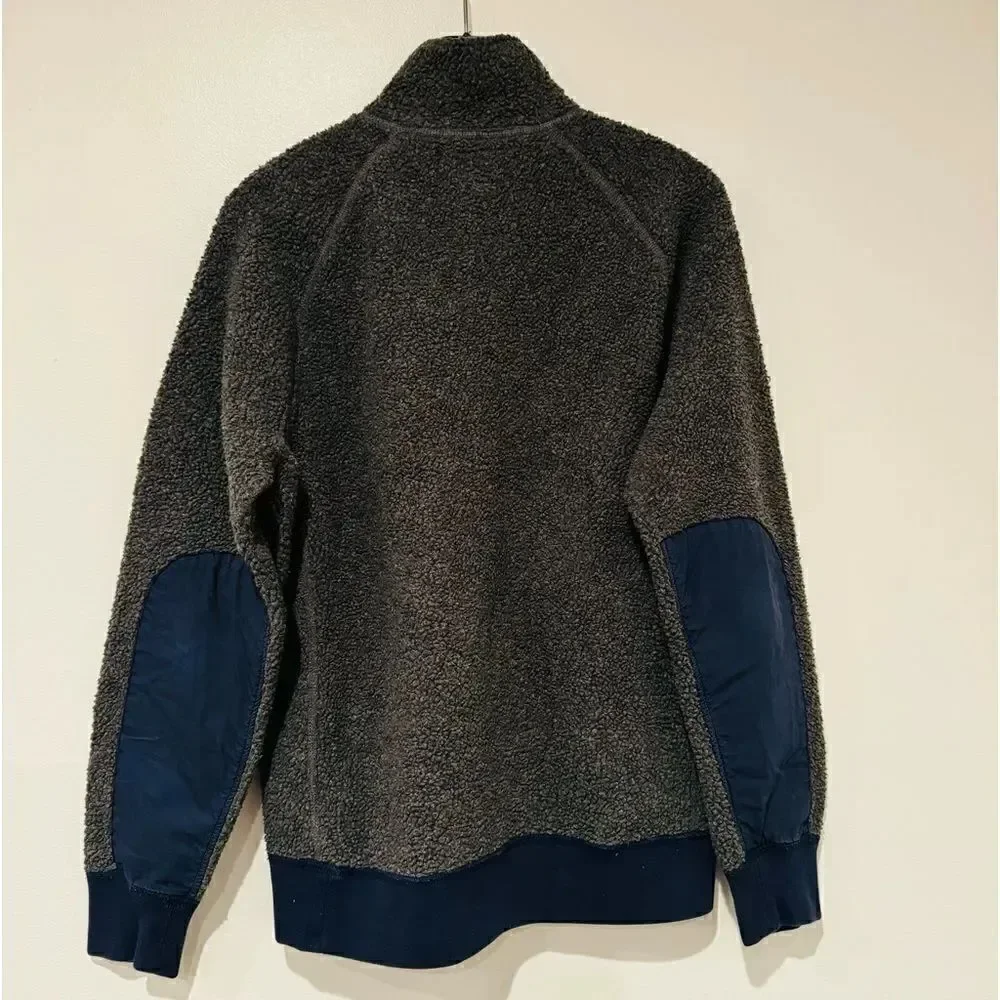 J.Crew Sportsmen 1/4 Zip Fleece Pullover Sweatshirt Jacket Size Medium